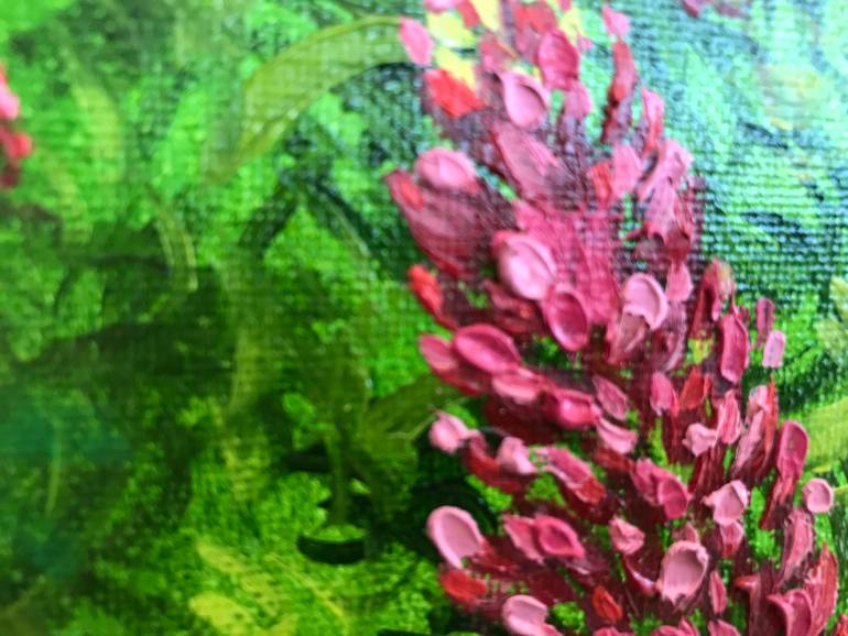 Original Impressionism Floral Painting by Galina Lintz