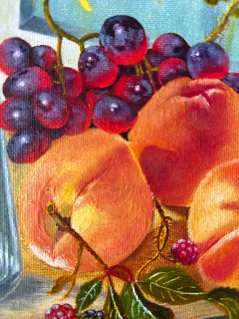 Original Photorealism Still Life Painting by Galina Lintz