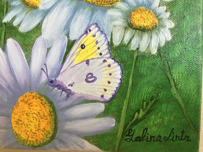 Original Fine Art Floral Painting by Galina Lintz