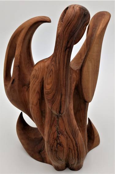 Original Abstract Sculpture by Zvi Goldman