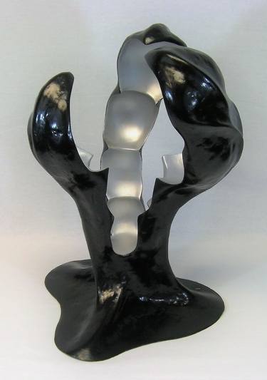 Original Abstract Sculpture by Zvi Goldman