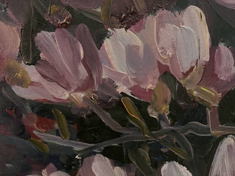 Original Floral Painting by Anna Bila