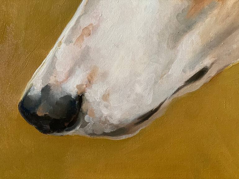 Original Figurative Dogs Painting by Anna Bila