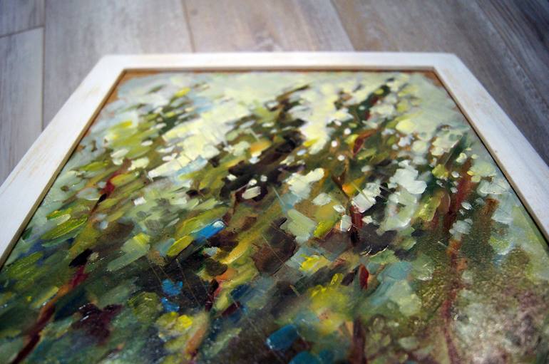 Original Expressionism Nature Painting by Nina Ezhik