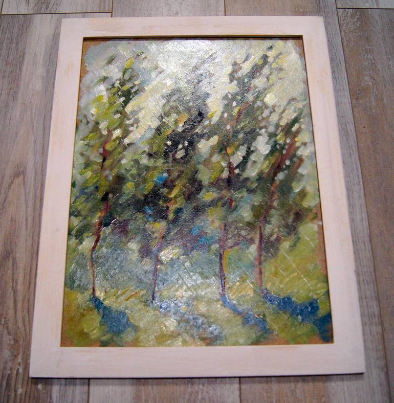 Original Expressionism Nature Painting by Nina Ezhik
