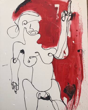 Original Conceptual Nude Paintings by nene casablancas