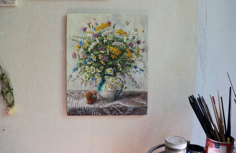 Original Fine Art Botanic Painting by Tatiana Chepkasova