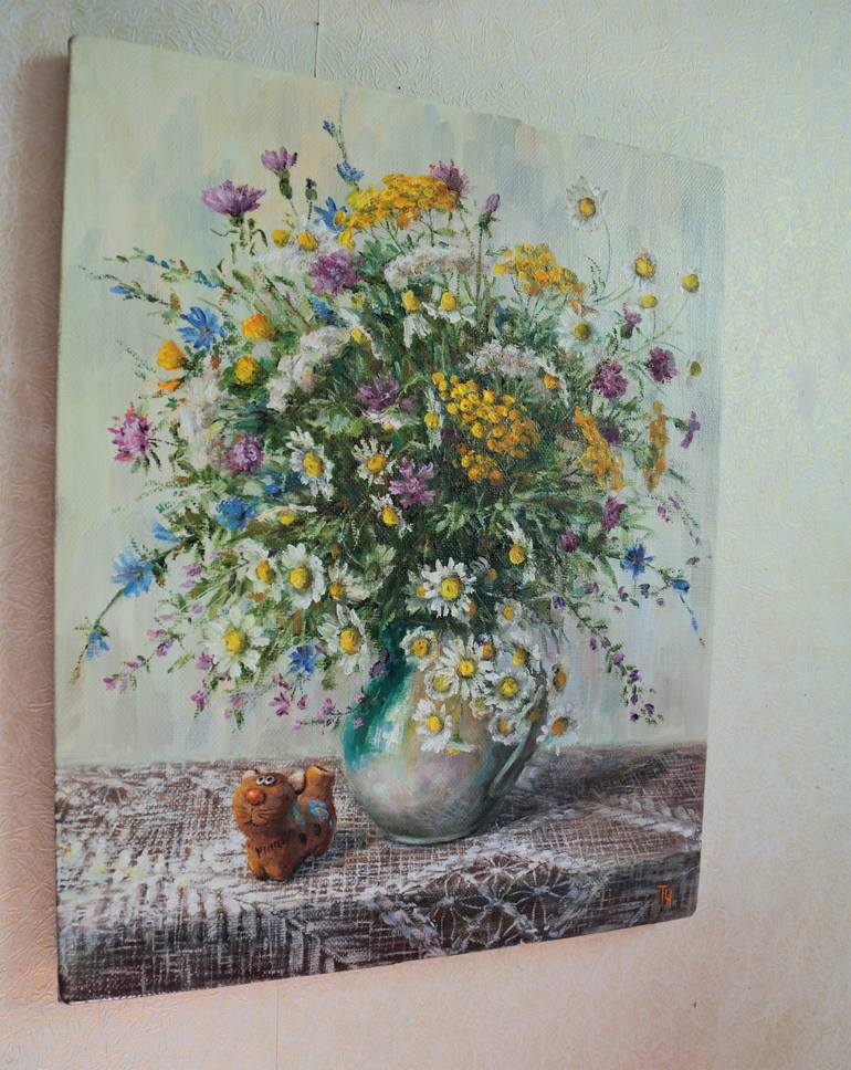 Original Fine Art Botanic Painting by Tatiana Chepkasova