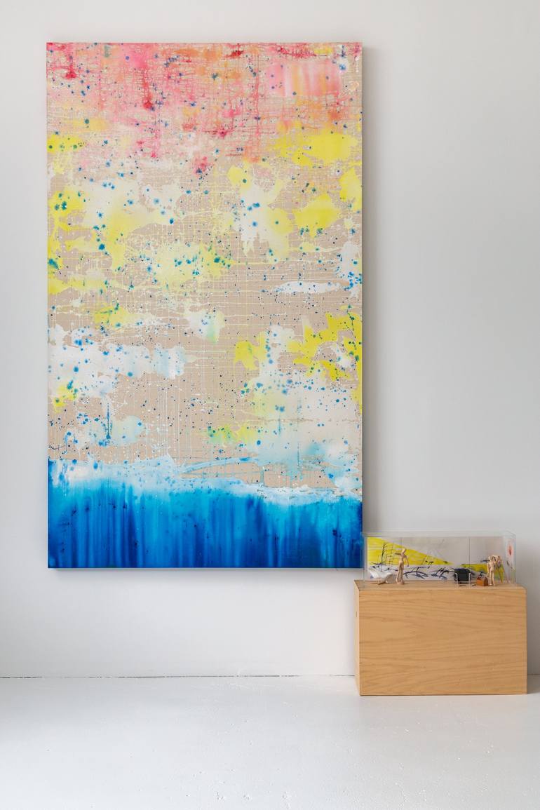 Original Abstract Expressionism Abstract Painting by Julie Anderson Mathias