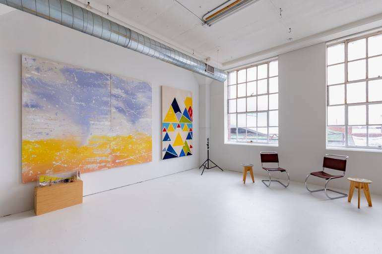 Original Abstract Expressionism Abstract Painting by Julie Anderson Mathias