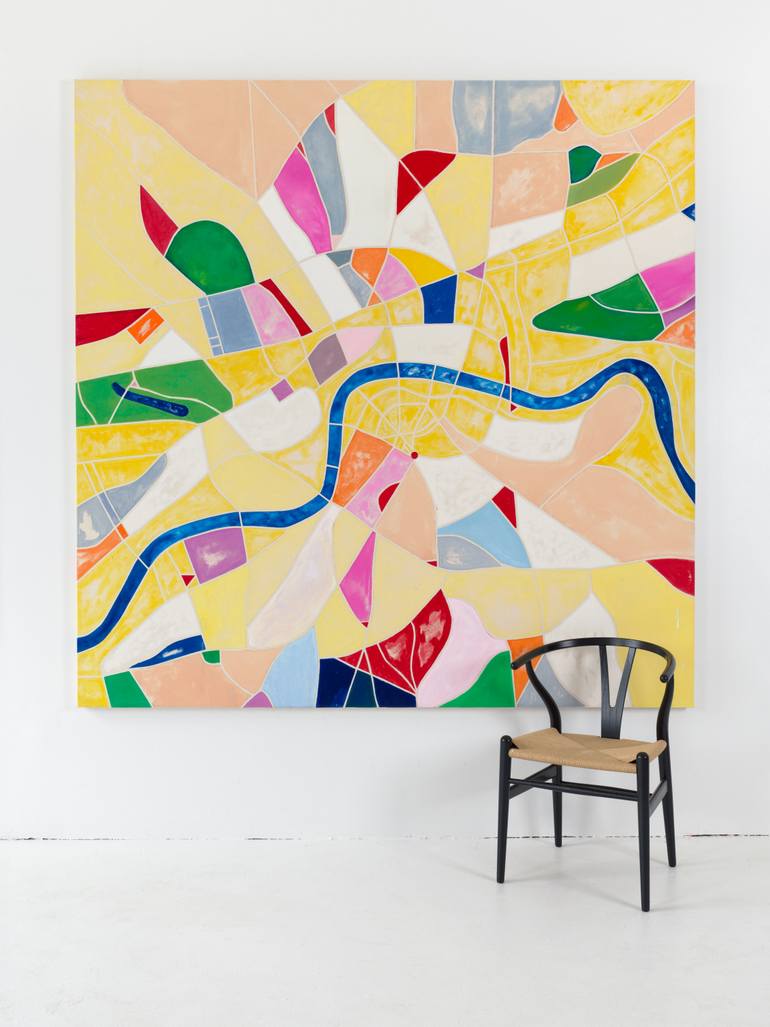 Original Abstract Expressionism Abstract Painting by Julie Anderson Mathias