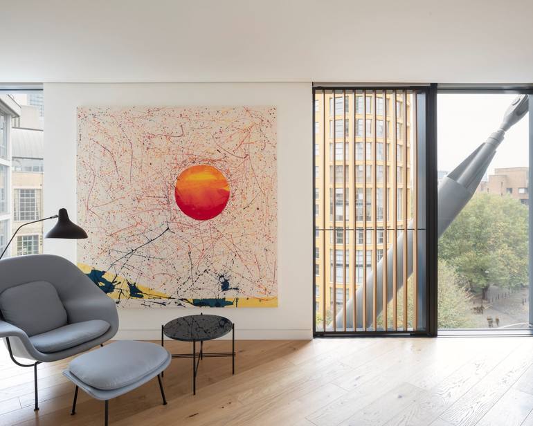 Original Abstract Painting by Julie Anderson Mathias