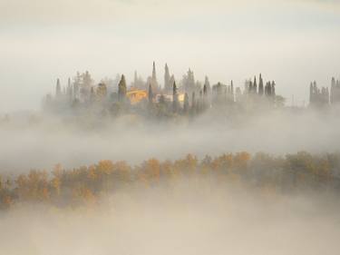 Misty ochre, 2022. «Tuscany. Misty Land» collection thumb