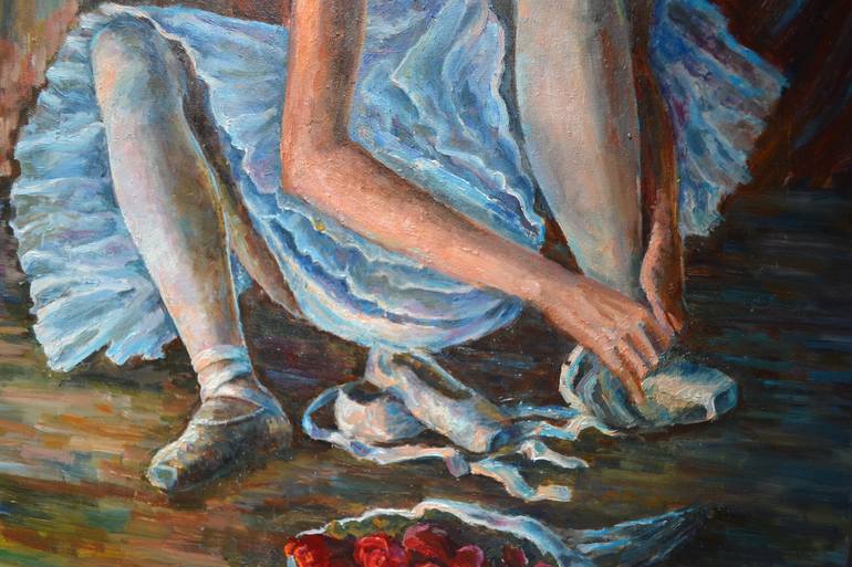 Original Figurative Women Painting by Nataliya Shlomenko