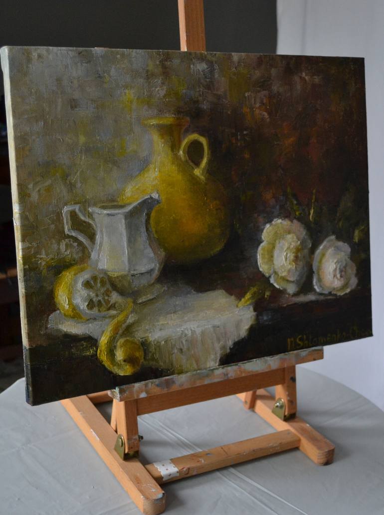 Original Still Life Painting by Nataliya Shlomenko