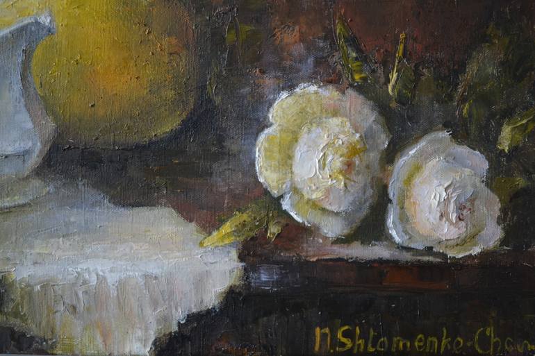 Original Still Life Painting by Nataliya Shlomenko