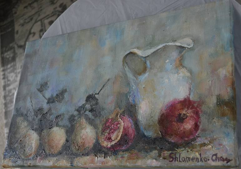 Original Fine Art Still Life Painting by Nataliya Shlomenko