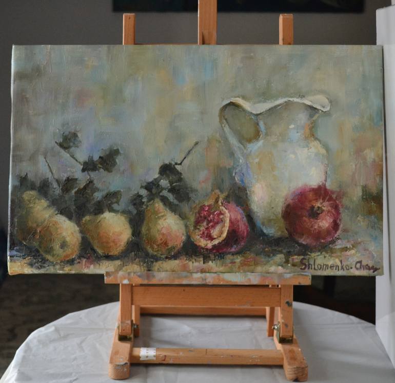 Original Fine Art Still Life Painting by Nataliya Shlomenko