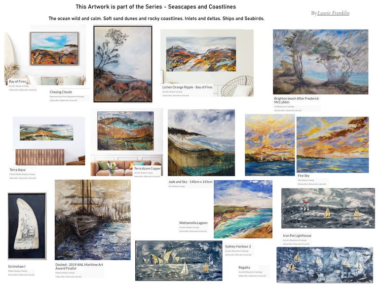 Original Impressionism Landscape Painting by Laurie Franklin