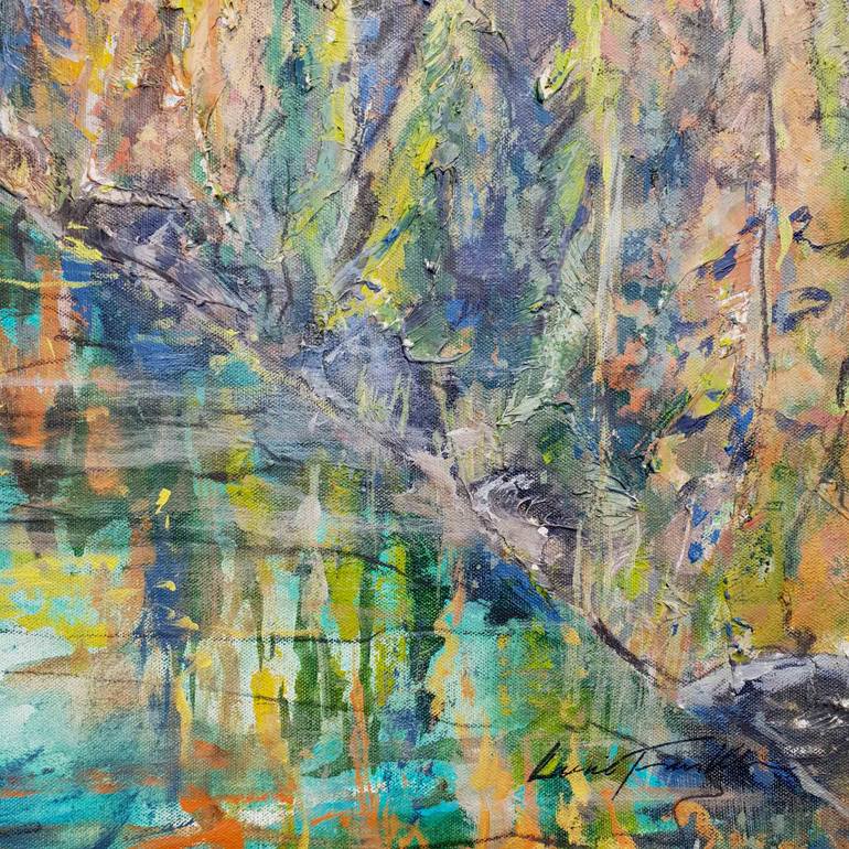 Original Impressionism Landscape Painting by Laurie Franklin