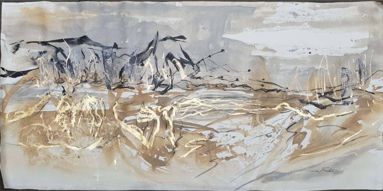 Original Expressionism Abstract Painting by Laurie Franklin