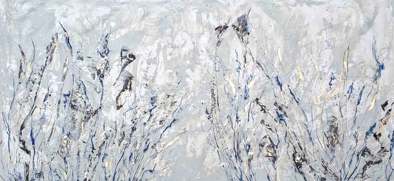 Original Impressionism Floral Painting by Laurie Franklin