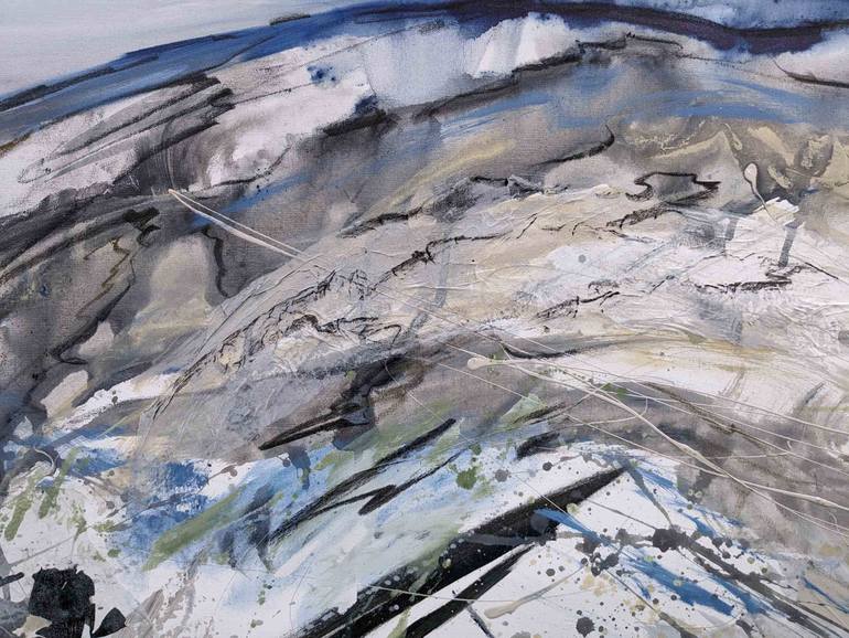 Original Abstract Landscape Painting by Laurie Franklin