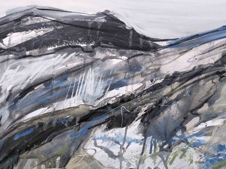 Original Abstract Landscape Painting by Laurie Franklin