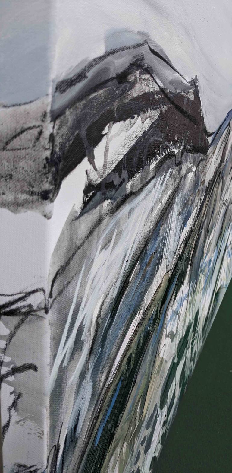 Original Abstract Landscape Painting by Laurie Franklin