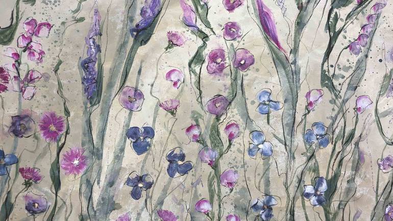 Original Floral Painting by Laurie Franklin