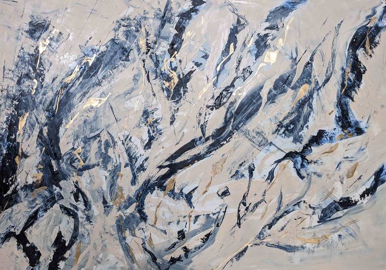 Original Minimalism Abstract Painting by Laurie Franklin