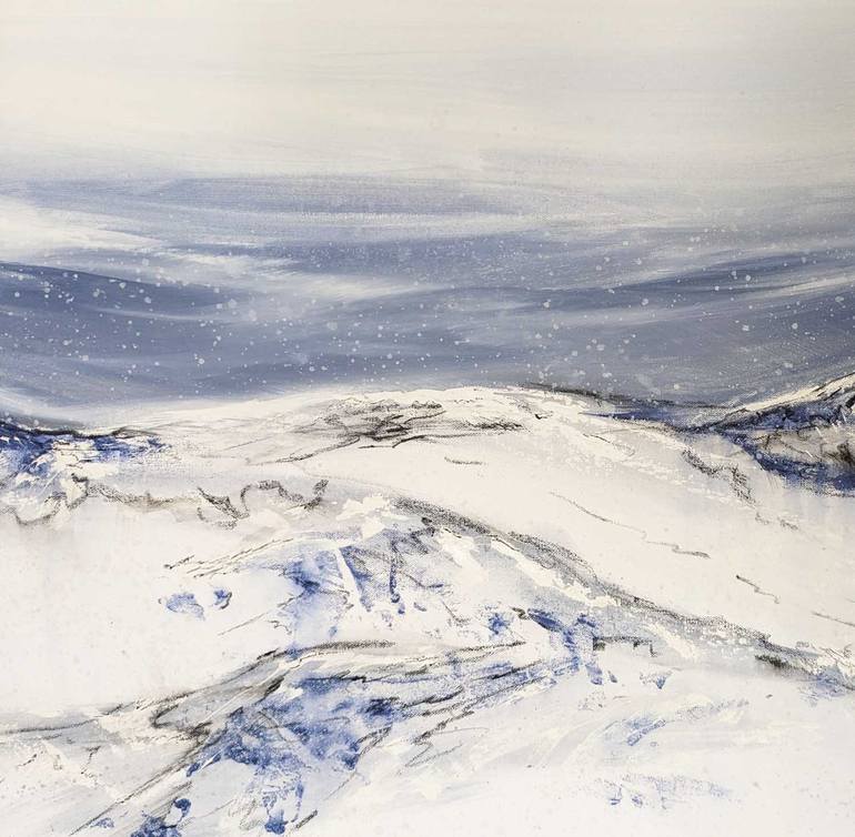 Original Abstract Landscape Painting by Laurie Franklin