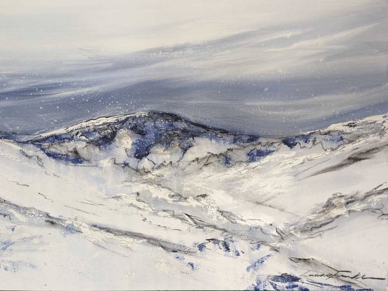 Original Abstract Landscape Painting by Laurie Franklin