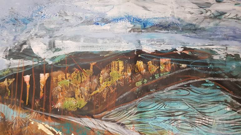 Original Abstract Painting by Laurie Franklin