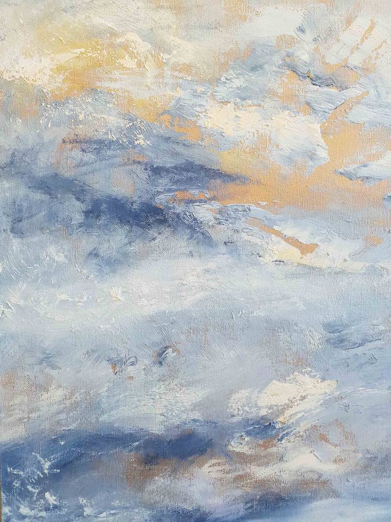 Original Impressionism Seascape Painting by Laurie Franklin
