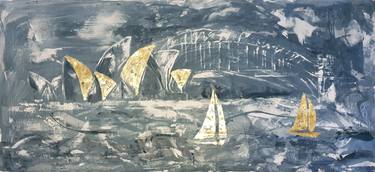 Print of Yacht Paintings by Laurie Franklin