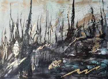 Original Abstract Landscape Paintings by Laurie Franklin