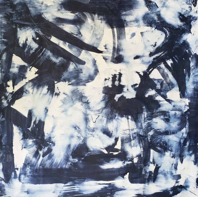Original Abstract Expressionism Abstract Painting by Laurie Franklin