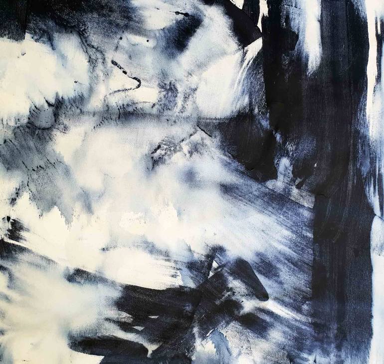 Original Abstract Expressionism Abstract Painting by Laurie Franklin