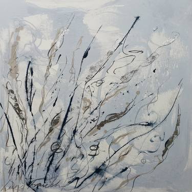 Print of Abstract Botanic Paintings by Laurie Franklin