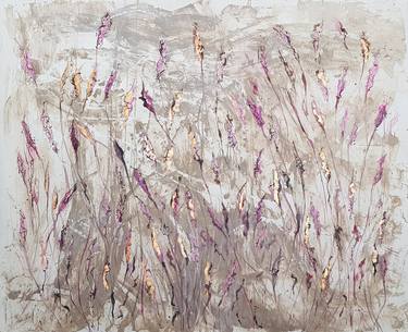 Original Abstract Floral Paintings by Laurie Franklin