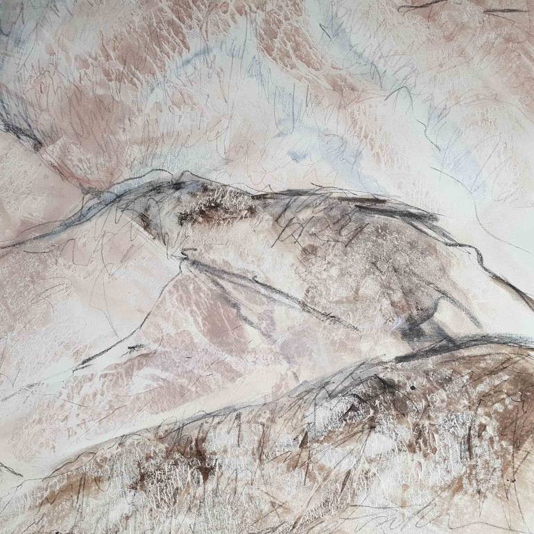 Original Landscape Drawing by Laurie Franklin