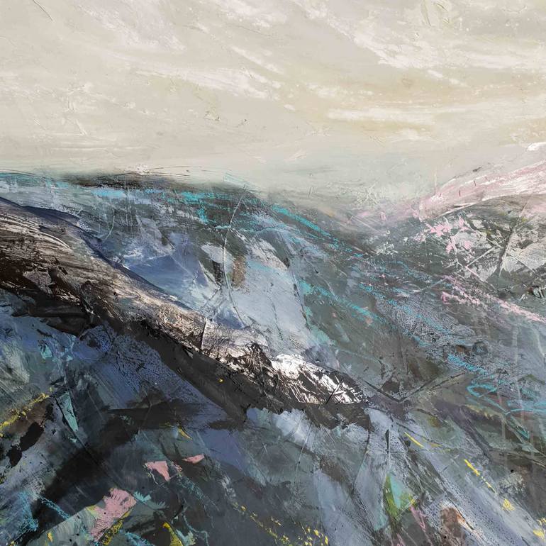 Original Abstract Landscape Painting by Laurie Franklin