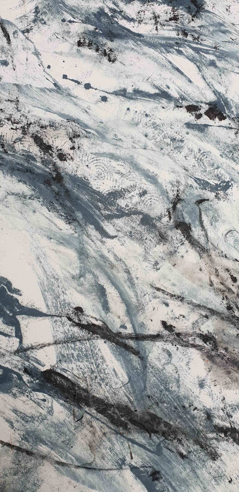 Original Abstract Seascape Painting by Laurie Franklin