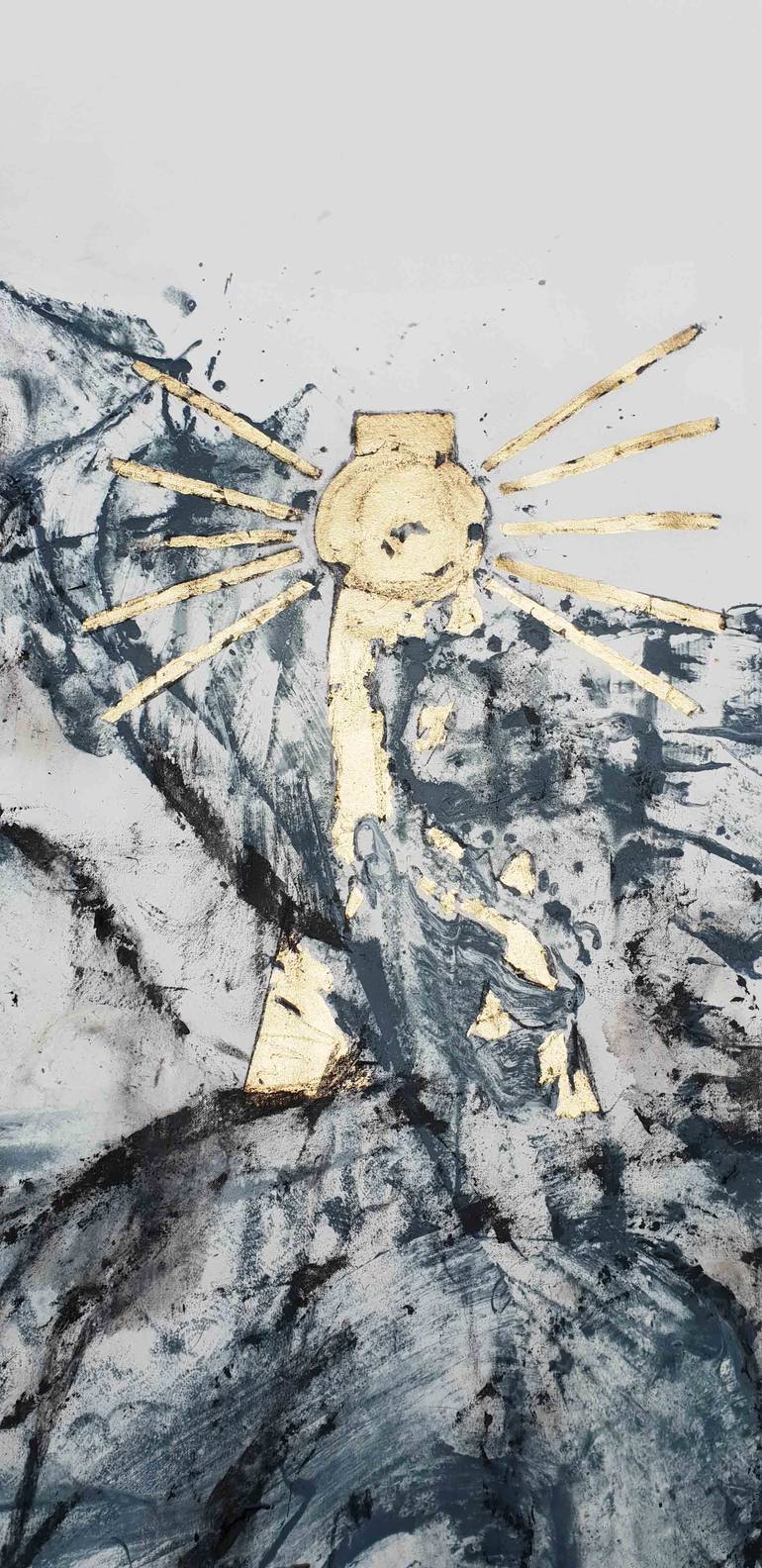 Original Abstract Seascape Painting by Laurie Franklin