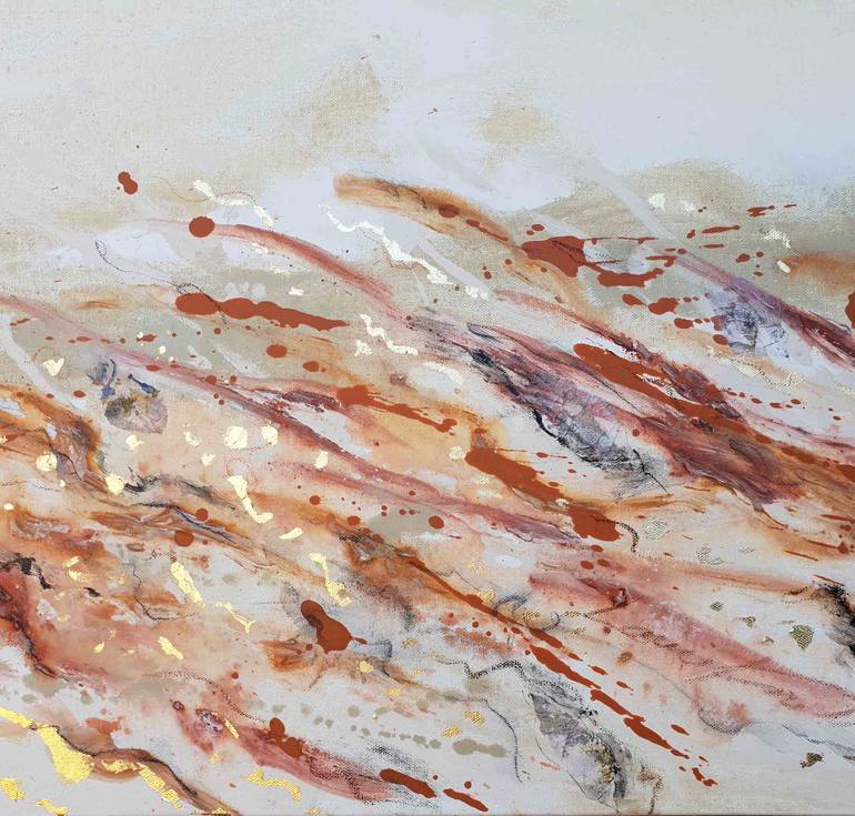 Original Abstract Expressionism Abstract Painting by Laurie Franklin