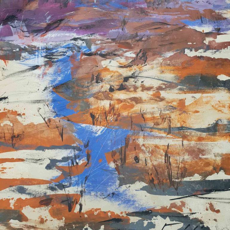 Original Impressionism Landscape Painting by Laurie Franklin
