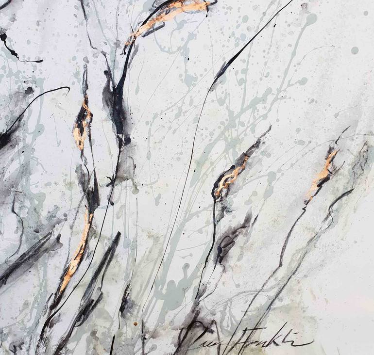 Original Impressionism Floral Painting by Laurie Franklin
