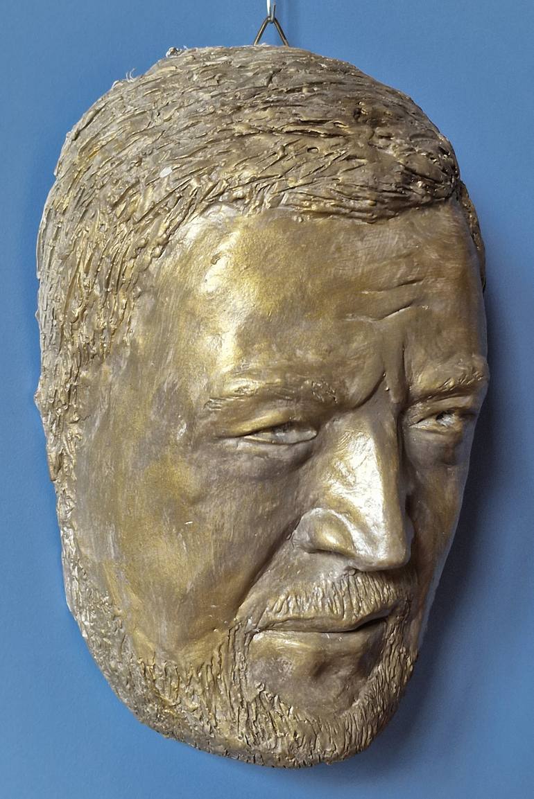 Original Portraiture Politics Sculpture by Michele Imperiale