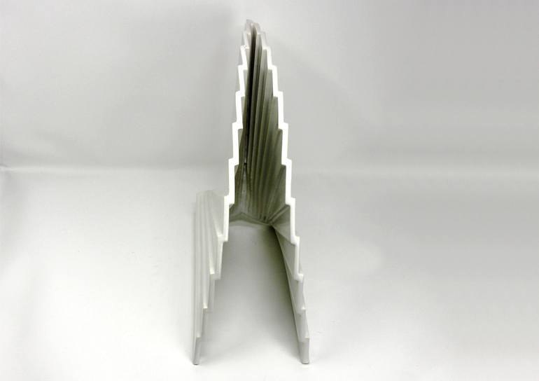 Original Abstract Geometric Sculpture by Claudio Bettini